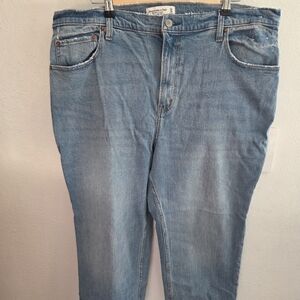 Abercrombie & Fitch Light Blue Straight Leg Jeans